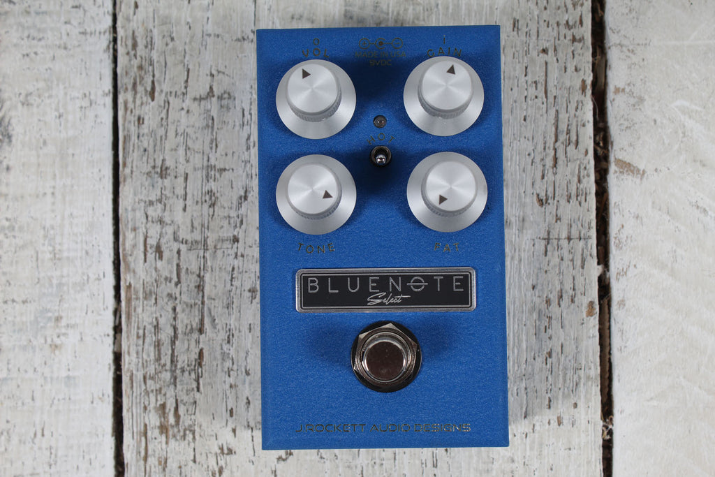 J. Rockett Audio Blue Note Select Pedal Electric Guitar Overdrive Effects Pedal