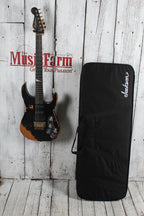 Jackson Pro Series Signature Phil Collen PC1-E Electric Guitar Worn Black w Case
