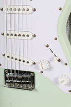 Squier 2024 FSR Mini Stratocaster Electric Guitar 22.75 Inch Scale Surf Green