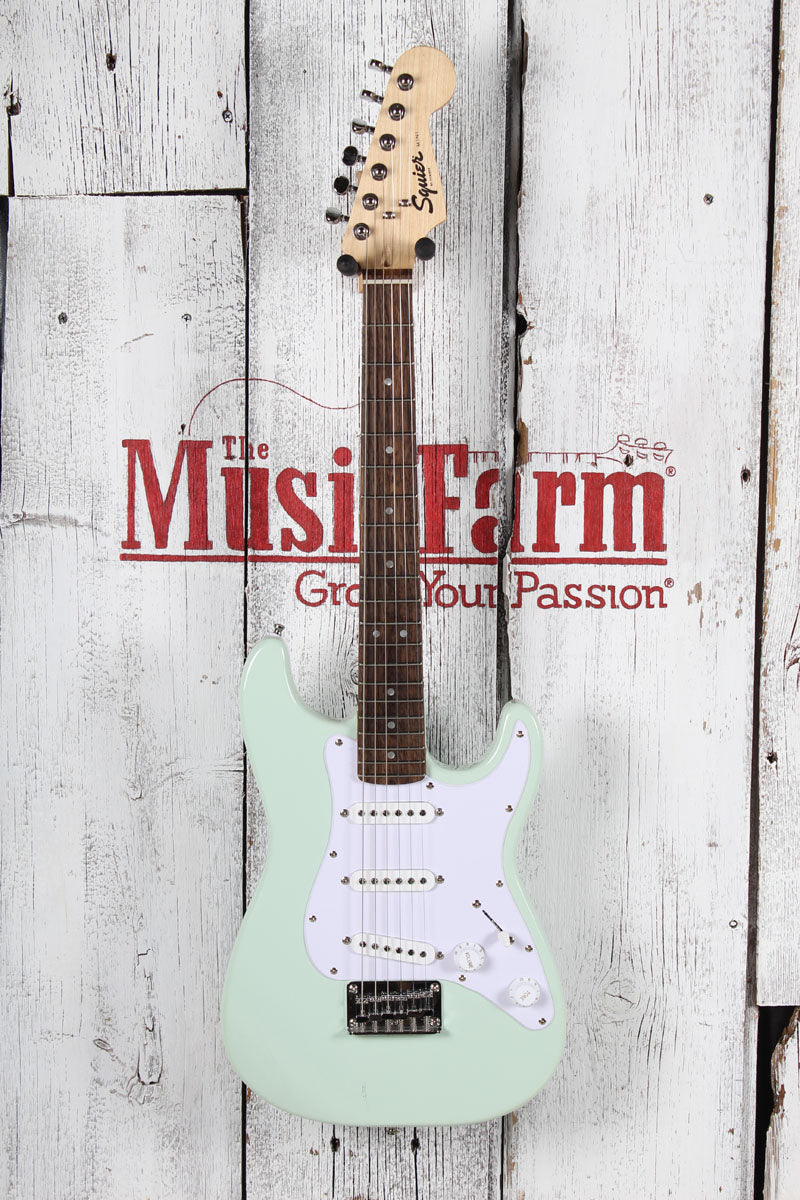 Squier 2024 FSR Mini Stratocaster Electric Guitar 22.75 Inch Scale Surf Green Secondary image