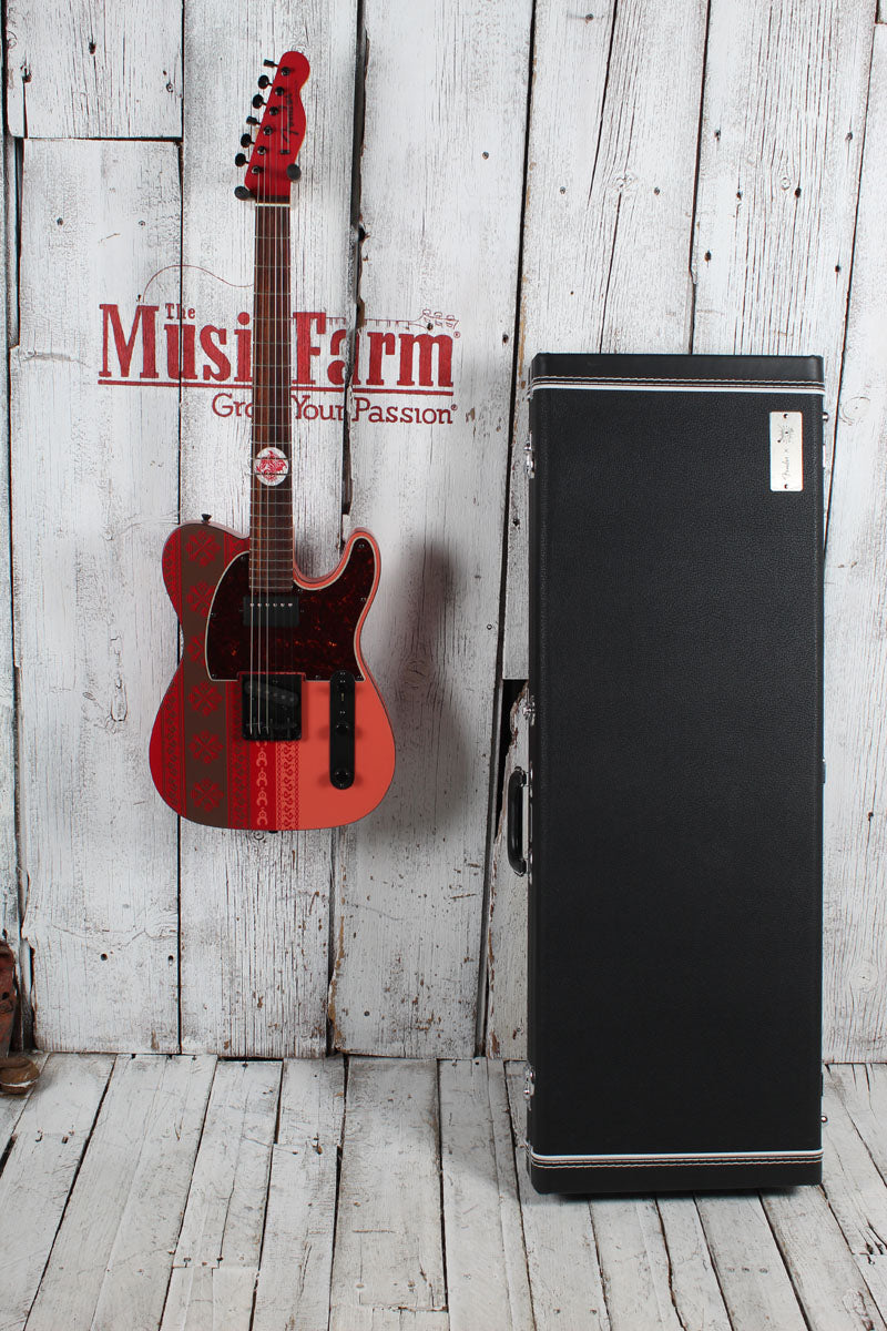 Fender Monster Hunter Rathalos Telecaster Electric Guitar Rathalos Red with Case