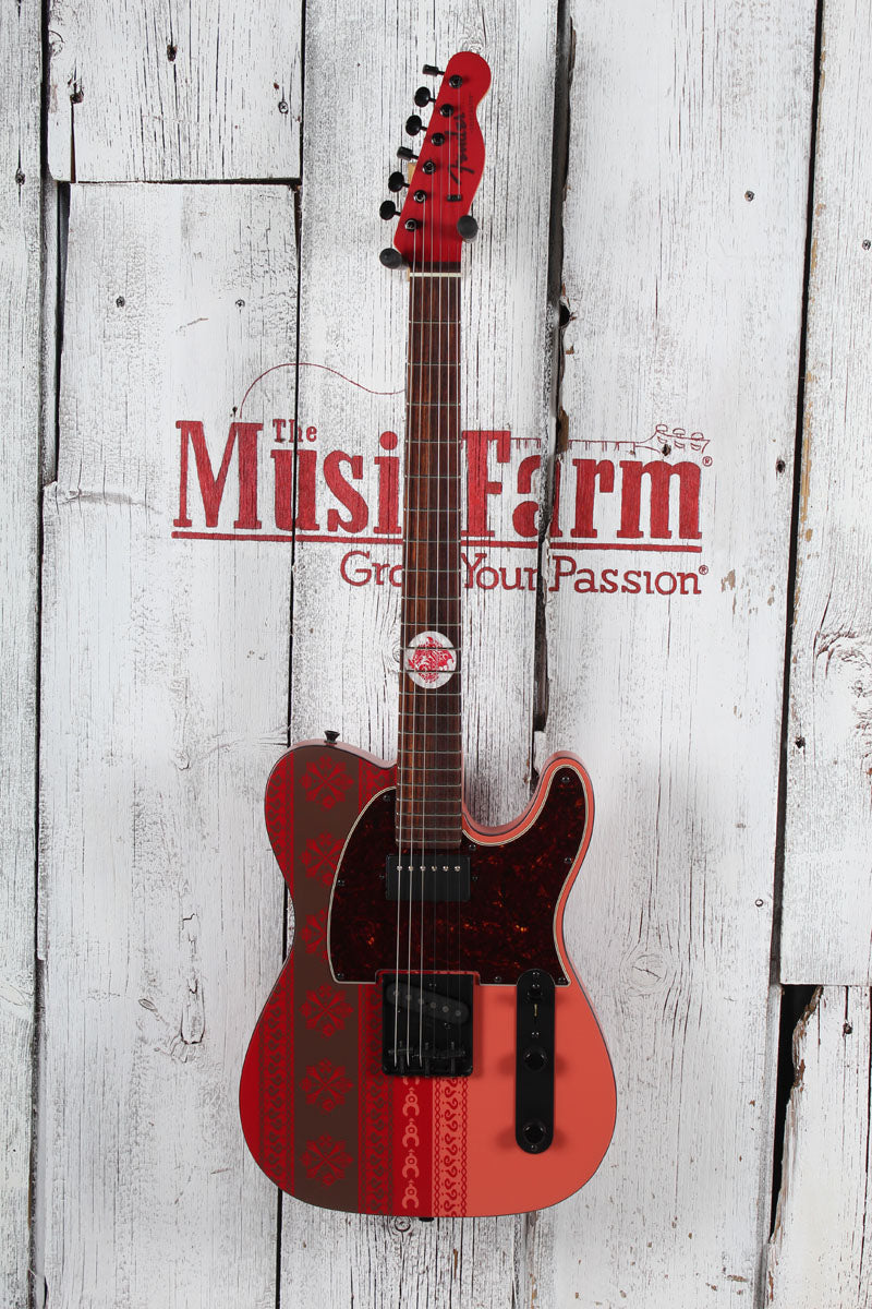 Fender Monster Hunter Rathalos Telecaster Electric Guitar Rathalos Red with Case