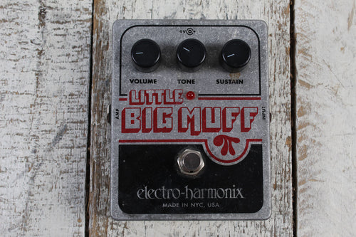Electro Harmonix Little Big Muff Pi Distortion Electric Guitar Effects Pedal