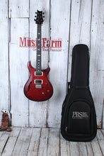 Load image into Gallery viewer, PRS CE 24 Semi Hollow Electric Guitar Quilt Maple Top Fire Red Burst w Gig Bag