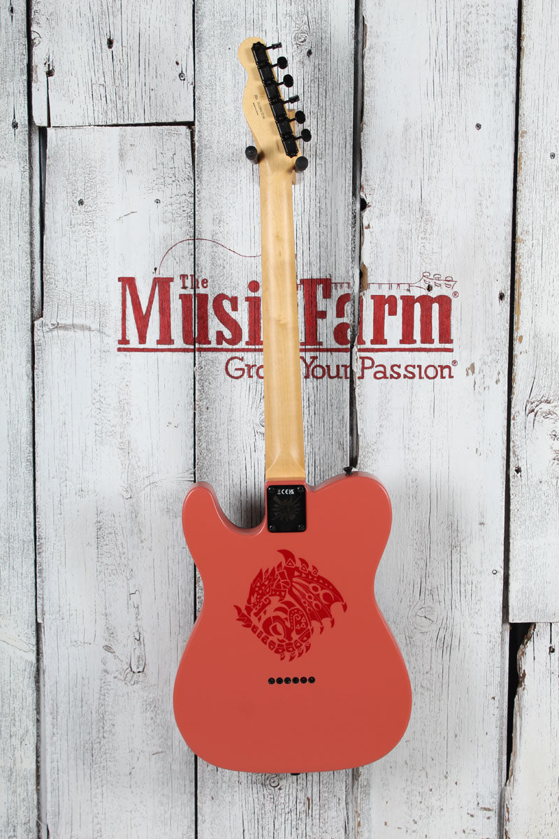 Fender Monster Hunter Rathalos Telecaster Electric Guitar Rathalos Red with Case