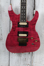 Peavey Vandenberg Signature Series Electric Guitar Purple Flame Maple with Case