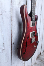 Load image into Gallery viewer, PRS CE 24 Semi Hollow Electric Guitar Quilt Maple Top Fire Red Burst w Gig Bag