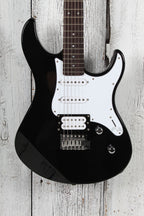Yamaha PAC112V Double Cut Solid Body Electric Guitar Black Finish