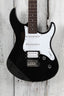 Yamaha PAC112V Double Cut Solid Body Electric Guitar Black Finish