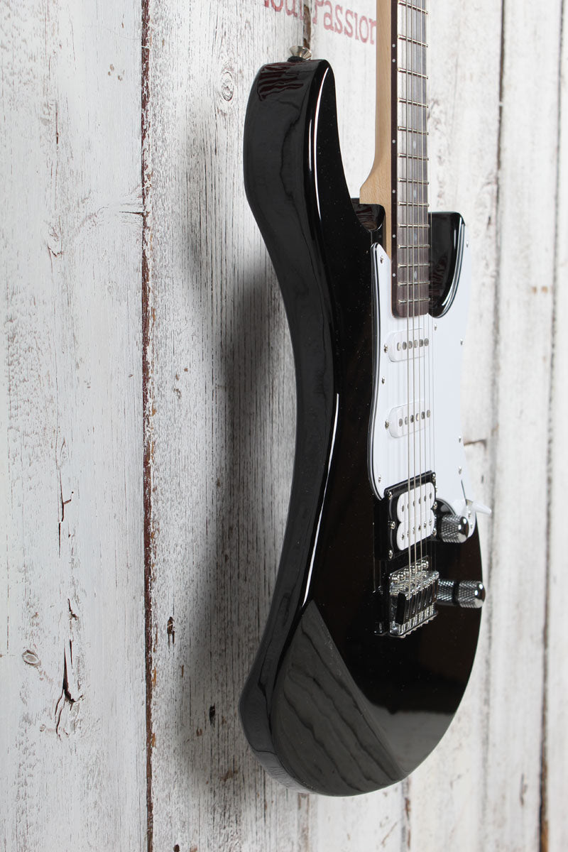 Yamaha PAC112V Double Cut Solid Body Electric Guitar Black Finish