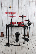 Load image into Gallery viewer, Alesis Nitro Mesh Red 8 Piece Electronic Drum Kit with Mesh Heads and Rack