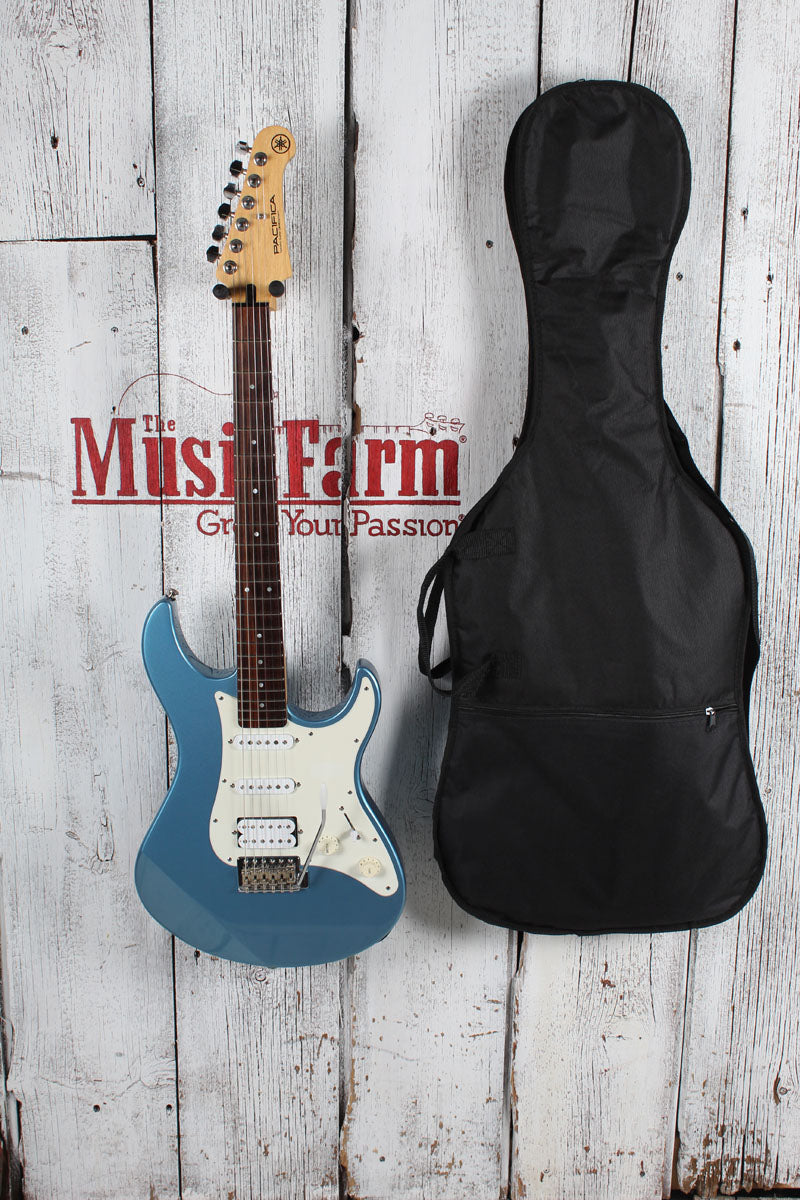 Yamaha PAC112J Pacifica Solid Body Electric Guitar Lake Placid Blue w Gig Bag