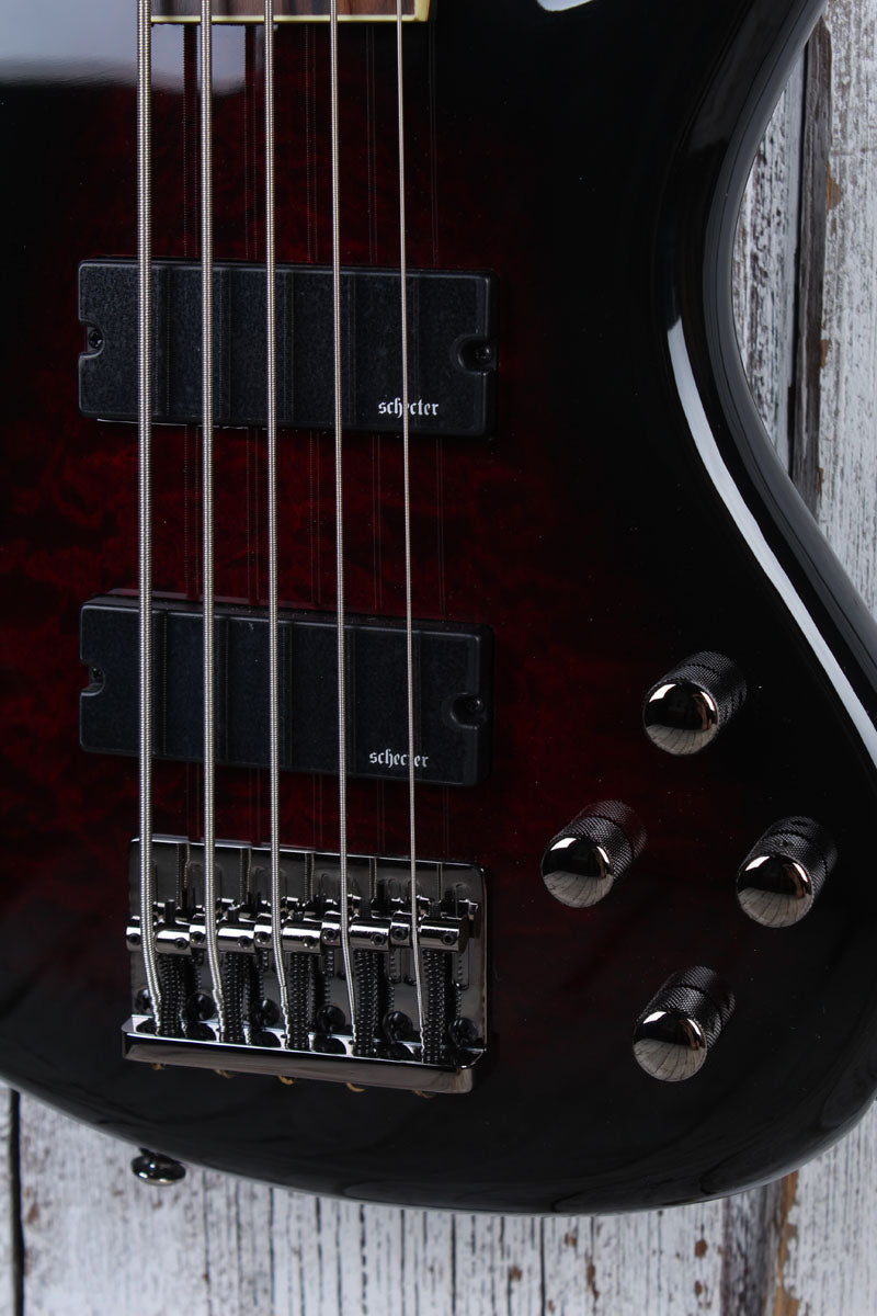 Schecter Stiletto Extreme-5 Bass 5 String Electric Bass Guitar