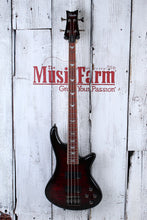 Load image into Gallery viewer, Schecter Stiletto Extreme-4 Bass 4 String Electric Bass Guitar Black Cherry