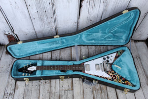 Epiphone Jimi Hendrix Love Drops Flying V Electric Guitar with Hardshell Case