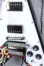 Load image into Gallery viewer, Epiphone Jimi Hendrix Love Drops Flying V Electric Guitar with Hardshell Case