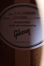 Load image into Gallery viewer, Gibson J-45 Standard Acoustic Electric Guitar Natural / Cherry w Hardshell Case