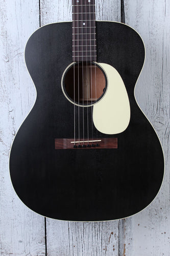 Martin 00017E Black Smoke Acoustic Electric Guitar with Soft Shell Case
