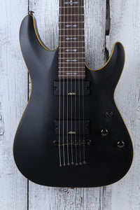 Schecter Demon-7 Solid Body 7 String Electric Guitar Aged Black Satin Finish