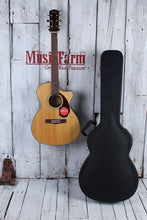 Load image into Gallery viewer, Fender CC-140SCE Concert Acoustic Electric Guitar Natural with Hardshell Case