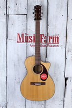 Load image into Gallery viewer, Fender CC-140SCE Concert Acoustic Electric Guitar Natural with Hardshell Case