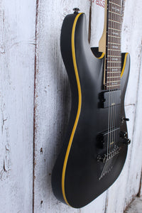 Schecter Demon-7 Solid Body 7 String Electric Guitar Aged Black Satin Finish