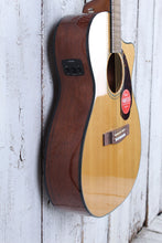 Load image into Gallery viewer, Fender CC-140SCE Concert Acoustic Electric Guitar Natural with Hardshell Case