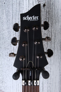 Schecter Demon Series Demon-6 FR Electric Guitar w Floyd Rose Aged Black Satin