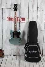 Load image into Gallery viewer, Epiphone SG Standard Electric Guitar Pelham Blue Finish with Gig Bag
