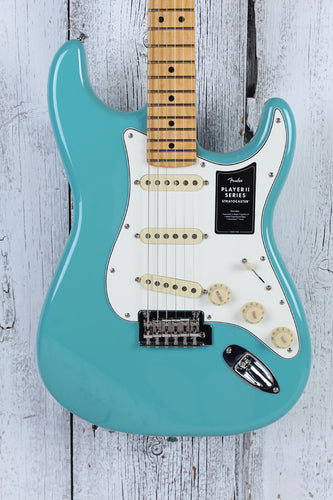 Fender Player II Stratocaster Electric Guitar Aquatone Blue Finish