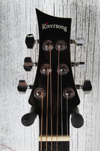 Riversong Dragon Slayer Grand Auditorium Acoustic Electric Guitar with Gig Bag