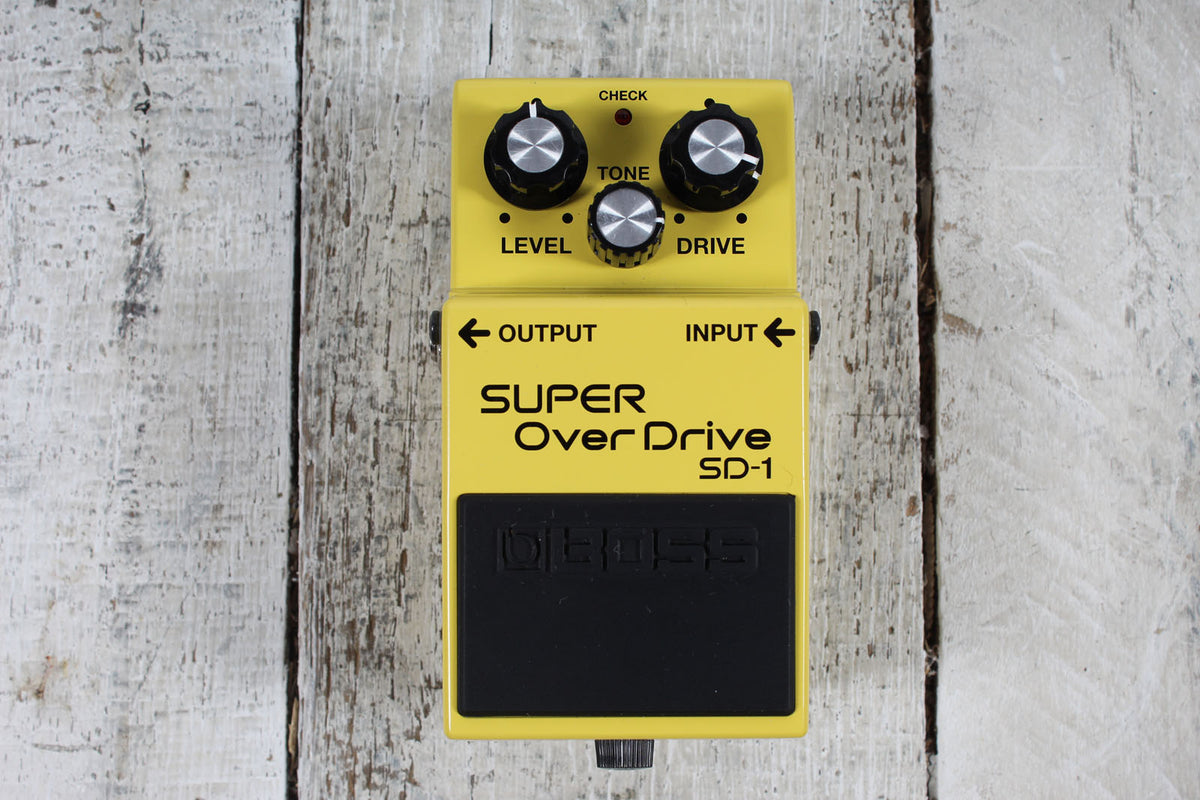 Boss SD-1 Super Overdrive Effects Pedal Overdrive Electric Guitar Effects Pedal