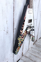 Load image into Gallery viewer, Epiphone Jimi Hendrix Love Drops Flying V Electric Guitar with Hardshell Case