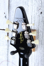 Load image into Gallery viewer, Epiphone Jimi Hendrix Love Drops Flying V Electric Guitar with Hardshell Case