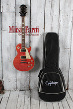 Load image into Gallery viewer, Epiphone Les Paul Standard &#39;60s Figured Top Electric Guitar Fuchsia with Gig Bag