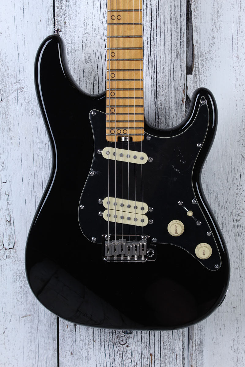 Schecter MV-6 Solid Body Electric Guitar Gloss Black Finish