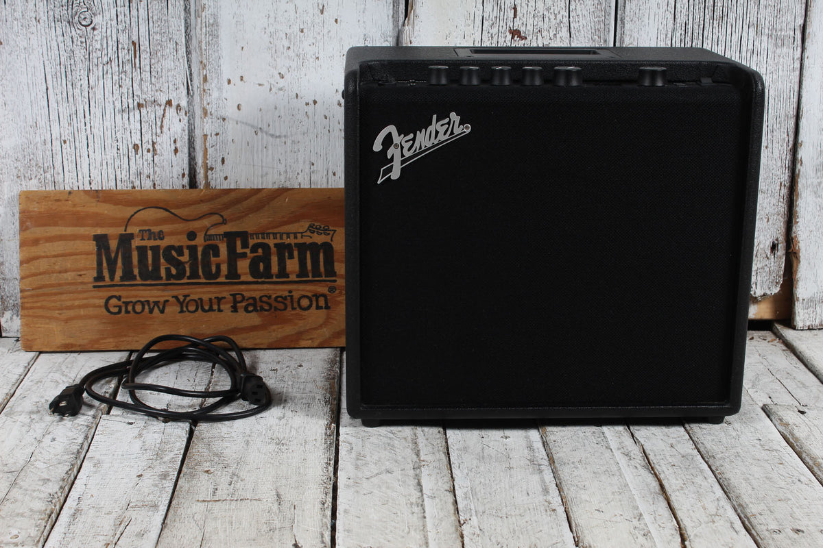 Fender Mustang LT25 Electric Guitar Amplifier 25 Watt 1x8 Combo Amp w 30 Presets