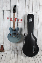 Load image into Gallery viewer, Epiphone Dave Grohl DG-335 Semi Hollow Electric Guitar Pelham Blue with Case