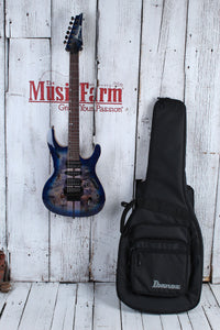 Ibanez S Premium S1070PBZ Electric Guitar Cerulean Blue Burst with Gig Bag