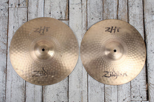 Zildjian ZHT 14 Inch Hi Hats  Zildjian 14" Hi Hat Drum Cymbal Pair ZHT14HPR