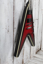 Load image into Gallery viewer, Epiphone Dave Mustaine Flying V Prophecy Electric Guitar Dark Red Burst with Case