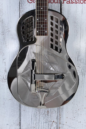 Hot Rod Steel Resonator Guitar All Steel Body Square Neck Acoustic Guitar