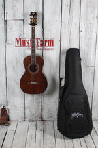 Washburn R310K Victorian Parlor Acoustic Guitar Natural Antique Matte w Gig Bag