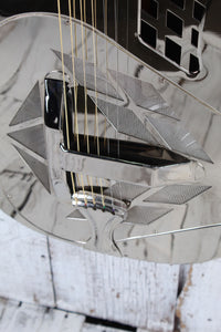 Hot Rod Steel Resonator Guitar All Steel Body Square Neck Acoustic Guitar