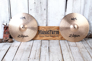 Zildjian ZBT 14 Inch Hi Hat Cymbal Pair 14" Hi-Hat Drum Cymbals ZBT14HP