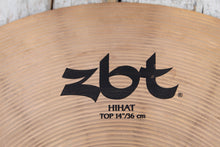 Load image into Gallery viewer, Zildjian ZBT 14 Inch Hi Hat Cymbal Pair 14&quot; Hi-Hat Drum Cymbals ZBT14HP