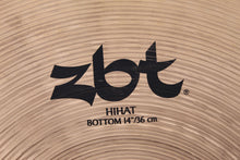 Load image into Gallery viewer, Zildjian ZBT 14 Inch Hi Hat Cymbal Pair 14&quot; Hi-Hat Drum Cymbals ZBT14HP