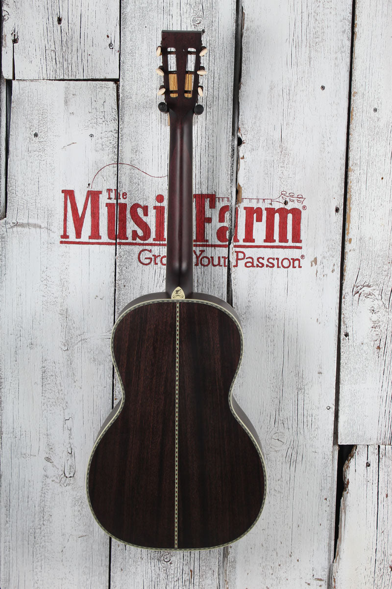 Washburn R310K Victorian Parlor Acoustic Guitar Natural Antique Matte w Gig Bag