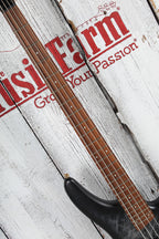 Ibanez SR300EDX 4 String Electric Bass Guitar Black Ice Frozen Matte