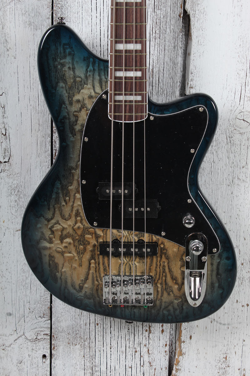 Ibanez Talman TMB400TA 4 String Electric Bass Guitar Cosmic Blue Starburst